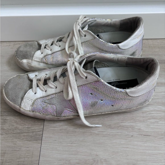 Golden Goose shiny star sneakers 39 8.5 US - Picture 9 of 9